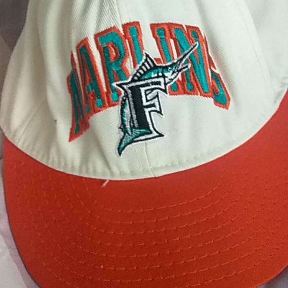 orange marlins hat